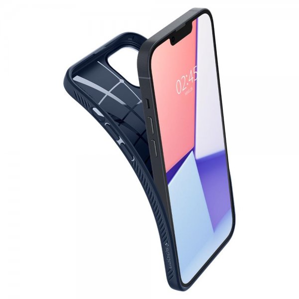 Spigen iPhone 14 Plus Deksel Liquid Air Navy Blue