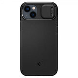 Spigen iPhone 14 Plus Deksel Optik Armor MagFit Svart
