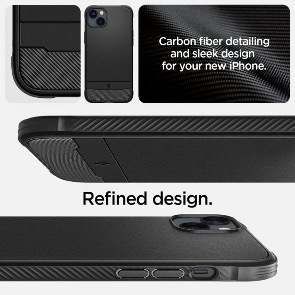 Spigen iPhone 14 Plus Deksel Rugged Armor MagFit Matte Black