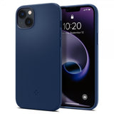 Spigen iPhone 14 Plus Deksel Silicone Fit MagFit Navy Blue