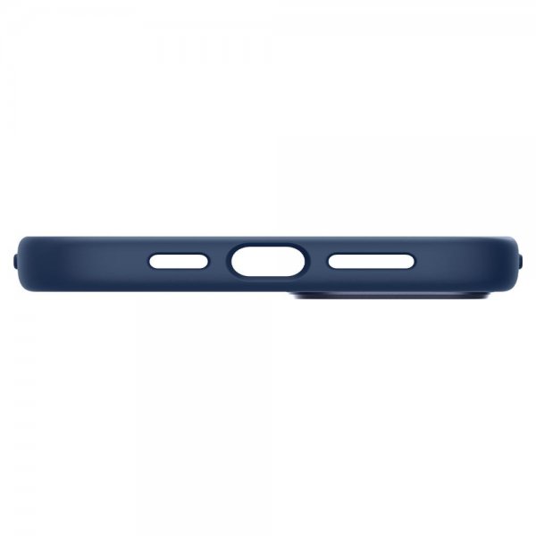 Spigen iPhone 14 Plus Deksel Silicone Fit MagFit Navy Blue
