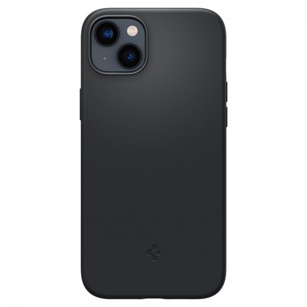 Spigen iPhone 14 Plus Deksel Silicone Fit MagFit Svart