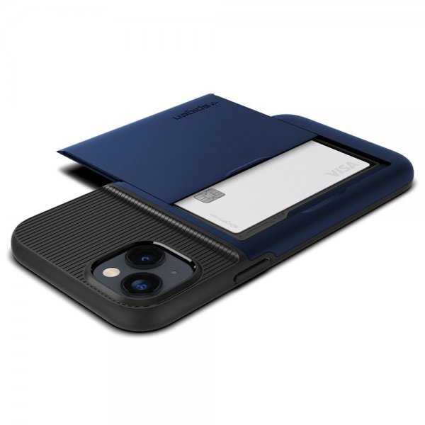 Spigen iPhone 14 Plus Deksel Slim Armor CS Navy Blue