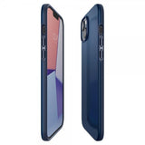 Spigen iPhone 14 Plus Deksel Thin Fit Navy Blue