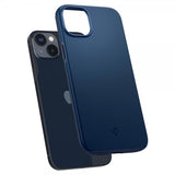 Spigen iPhone 14 Plus Deksel Thin Fit Navy Blue