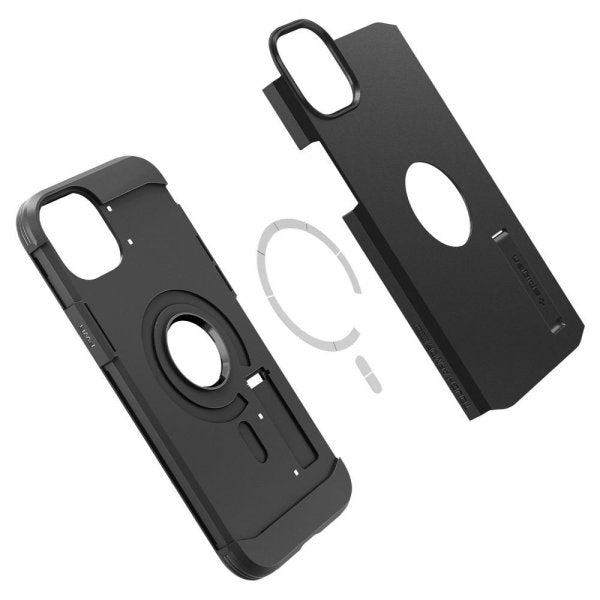 Spigen iPhone 14 Plus Deksel Tough Armor MagFit Svart