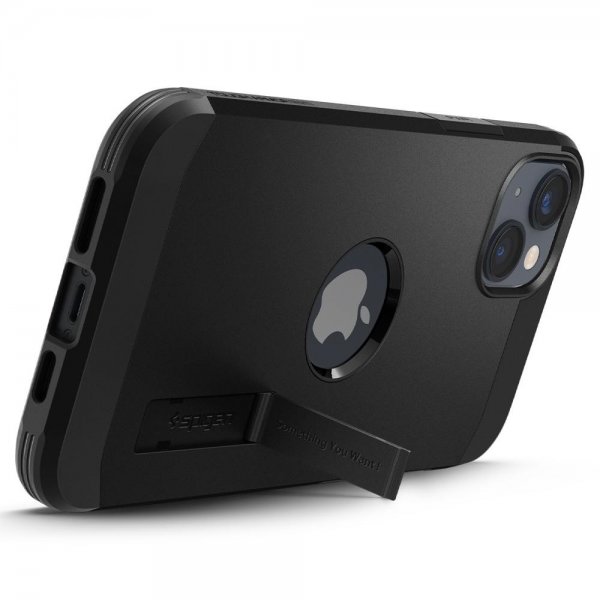 Spigen iPhone 14 Plus Deksel Tough Armor MagFit Svart
