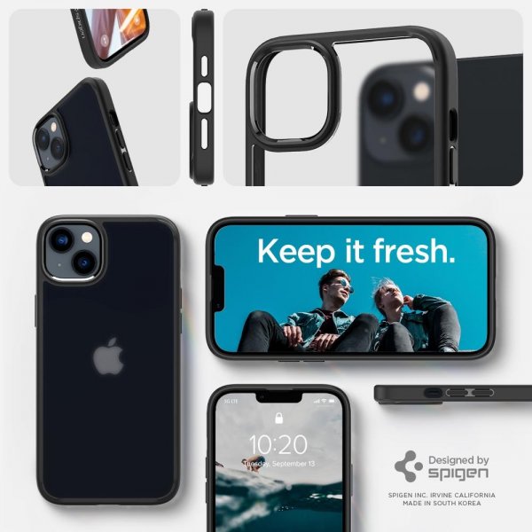 Spigen iPhone 14 Plus Deksel Ultra Hybrid Frost Black