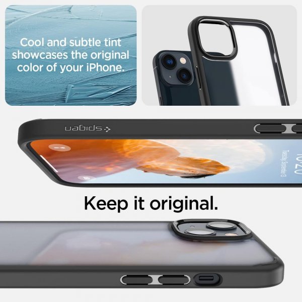 Spigen iPhone 14 Plus Deksel Ultra Hybrid Frost Black