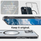 Spigen iPhone 14 Plus Deksel Ultra Hybrid MagFit Carbon Fiber