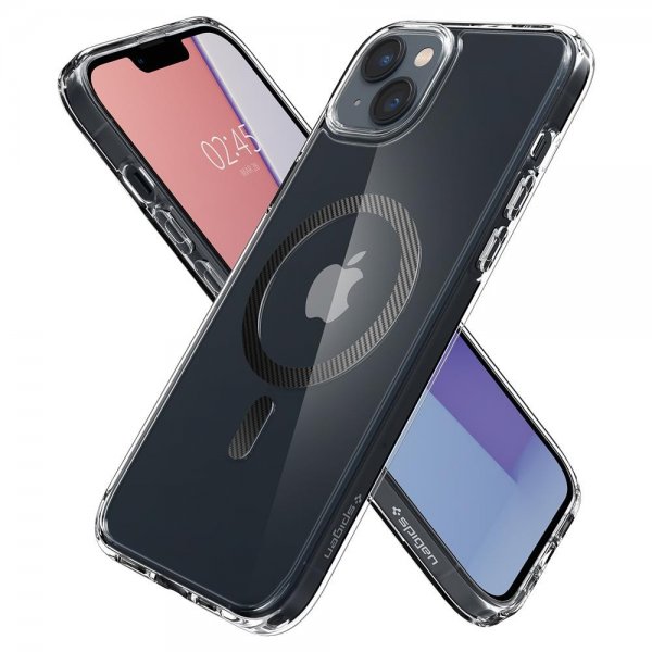 Spigen iPhone 14 Plus Deksel Ultra Hybrid MagFit Carbon Fiber
