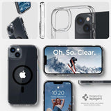 Spigen iPhone 14 Plus Deksel Ultra Hybrid MagFit Svart