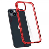 Spigen iPhone 14 Plus Deksel Ultra Hybrid Red Crystal