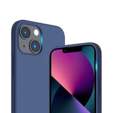 Rvelon iPhone 14 Deksel Silikon Blå