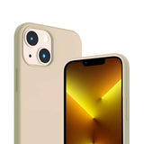 Rvelon iPhone 14 Deksel Silikon MagSafe Beige