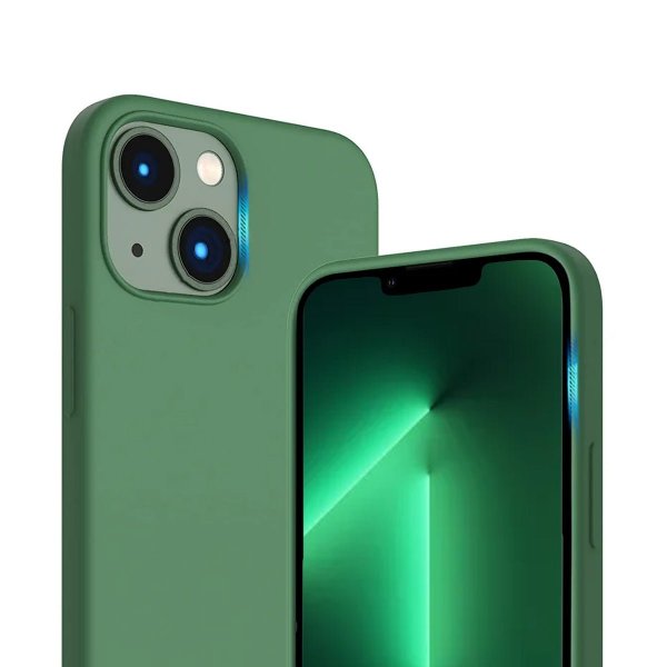 Rvelon iPhone 14 Deksel Silikon MagSafe Grønn