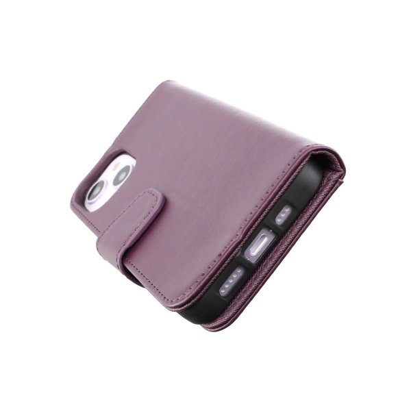 Rvelon iPhone 14 Etui Utbrettbar Kortlomme Lilla