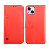 Rvelon iPhone 14 Etui Utbrettbar Kortlomme Rød
