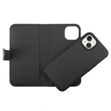 Rvelon iPhone 14 Etui Detachable Wallet Case Svart