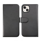 Rvelon iPhone 14 Etui Detachable Wallet Case Svart