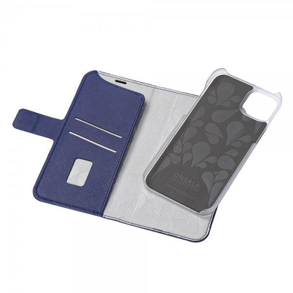Onsala iPhone 14 Plus Etui Fashion Edition Avtakbart Deksel Navy Blue