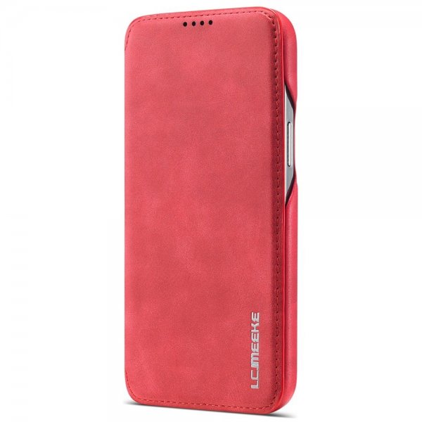 Lc.Imeeke iPhone 14 Plus Etui Flip Rød