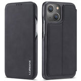 Lc.Imeeke iPhone 14 Plus Etui Flip Svart