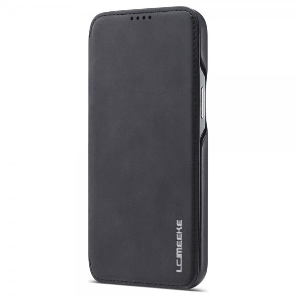 Lc.Imeeke iPhone 14 Plus Etui Flip Svart
