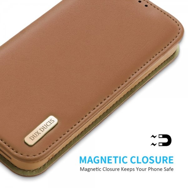 Dux Ducis iPhone 14 Plus Etui Hivo Series Brun