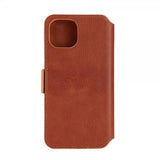 Krusell iPhone 14 Plus Etui Leather PhoneWallet Cognac