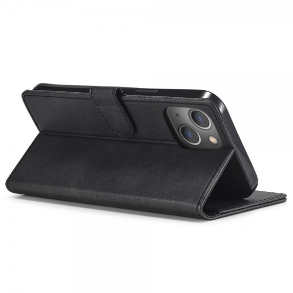 Lc.Imeeke iPhone 14 Plus Etui med Kortlomme stativfunksjon Svart