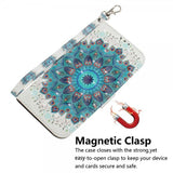 iPhone 14 Plus Etui Motiv Blå Mandala