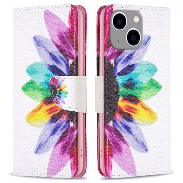 iPhone 14 Plus Etui Motiv Fargerik Blad