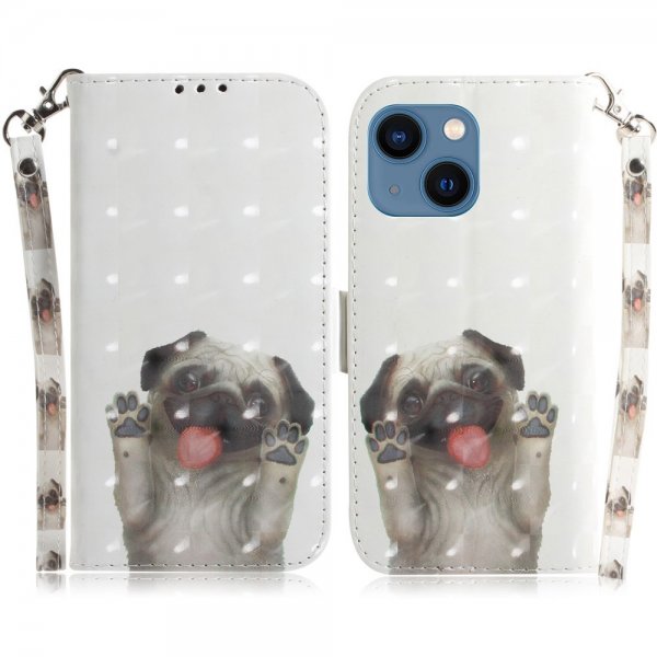 iPhone 14 Plus Etui Motiv Mops