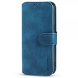 Dg.Ming iPhone 14 Plus Etui Retro Blå