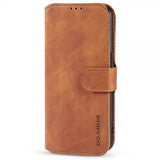 Dg.Ming iPhone 14 Plus Etui Retro Brun