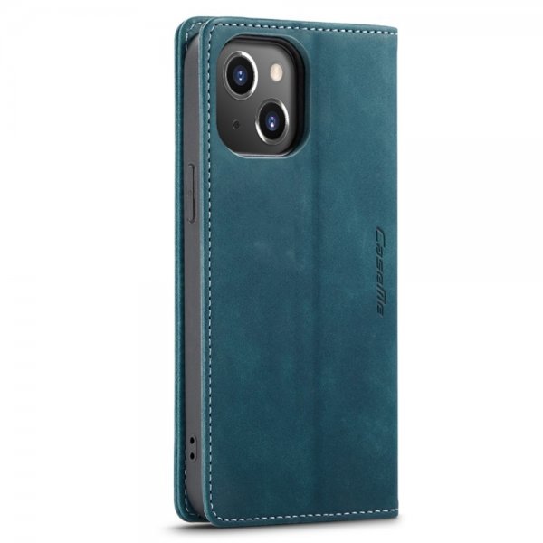 CaseMe iPhone 14 Plus Etui Retro Flip Petrol