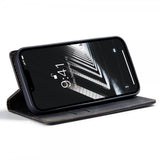 CaseMe iPhone 14 Plus Etui Retro Flip Svart