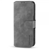 Dg.Ming iPhone 14 Plus Etui Retro Grå