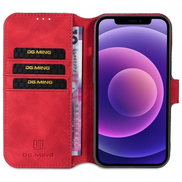 Dg.Ming iPhone 14 Plus Etui Retro Rød