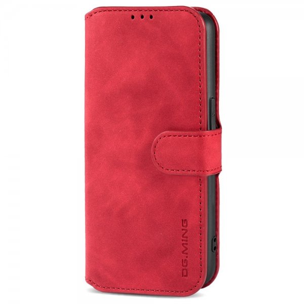 Dg.Ming iPhone 14 Plus Etui Retro Rød