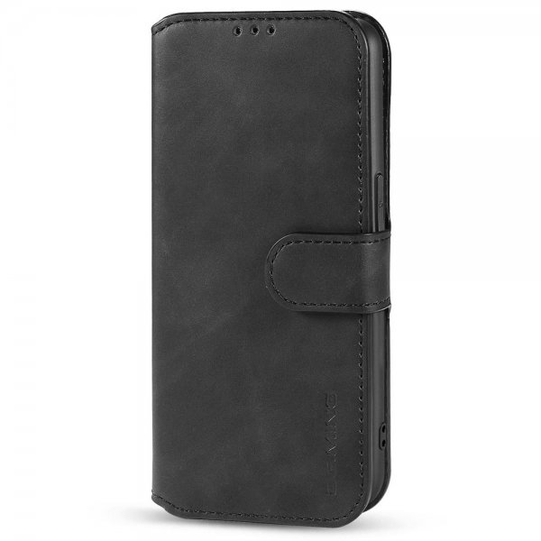 Dg.Ming iPhone 14 Plus Etui Retro Svart