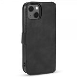 Dg.Ming iPhone 14 Plus Etui Retro Svart