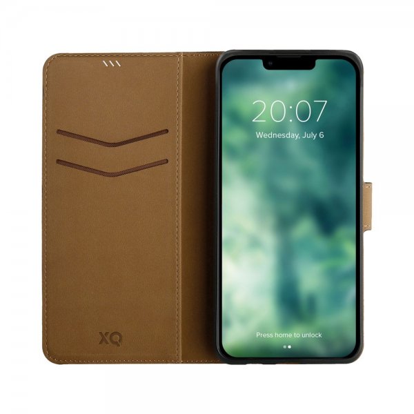 Xqisit iPhone 14 Plus Etui Slim Wallet Selection Svart