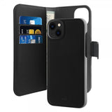 Puro iPhone 14 Plus Etui Wallet Detachable 2 in 1 Svart