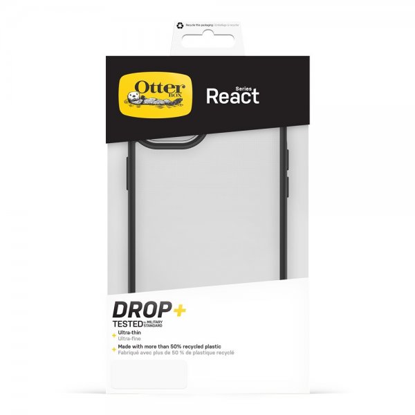 Otterbox iPhone 14 Plus/iPhone 15 Plus Deksel React Black Crystal