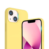 Rvelon iPhone 14 Plus Deksel Silikon Gul