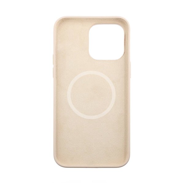 Rvelon iPhone 14 Plus Deksel Silikon MagSafe Beige