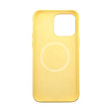Rvelon iPhone 14 Plus Deksel Silikon MagSafe Gul