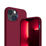 Rvelon iPhone 14 Plus Deksel Silikon MagSafe Rød